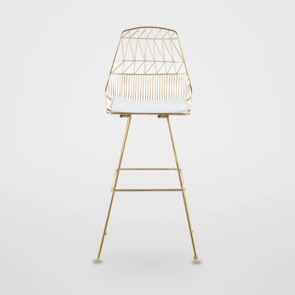 Fixed Leatherette Bar Stool CZ-B-020