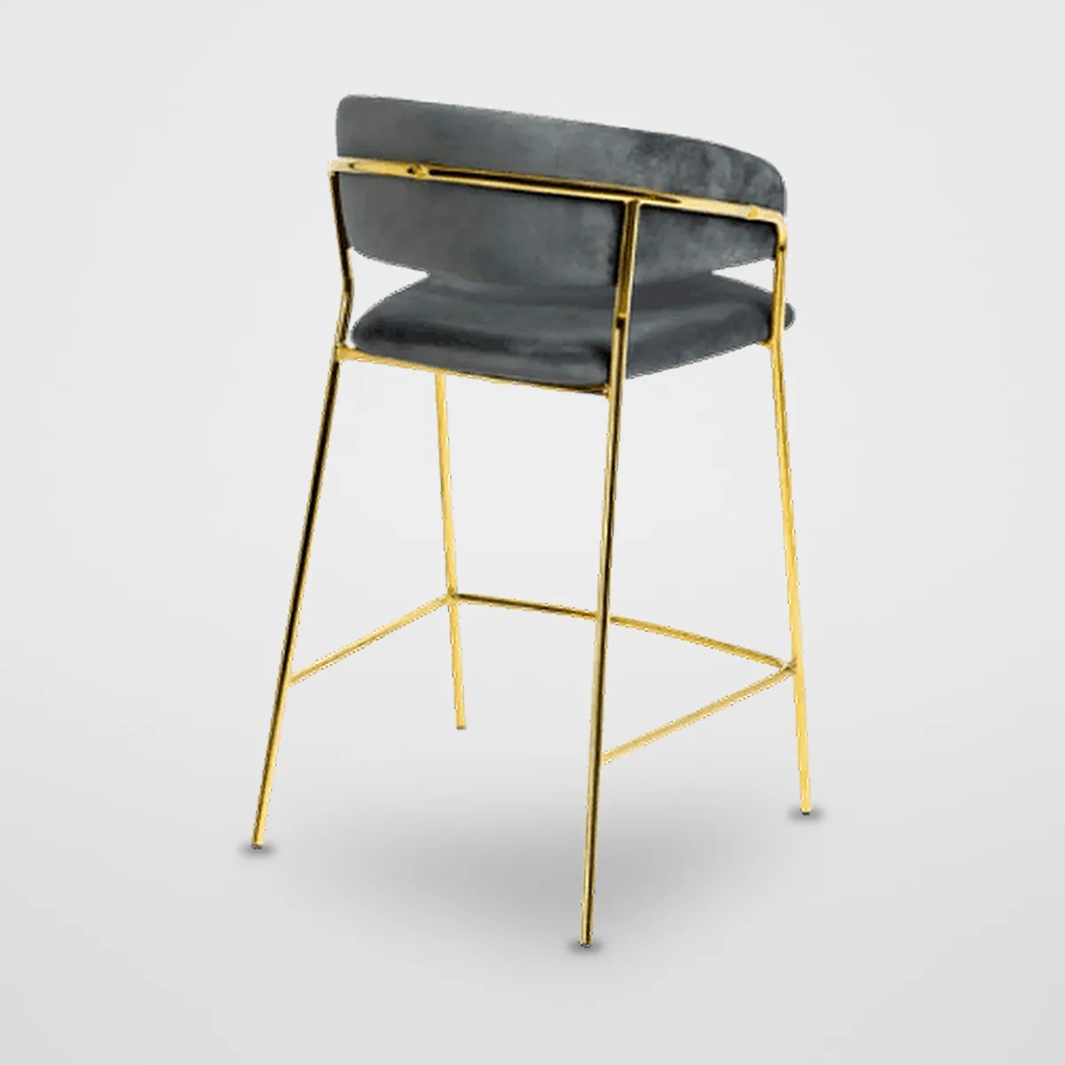 Fixed Bar Stool CZ-B-021 – view 3