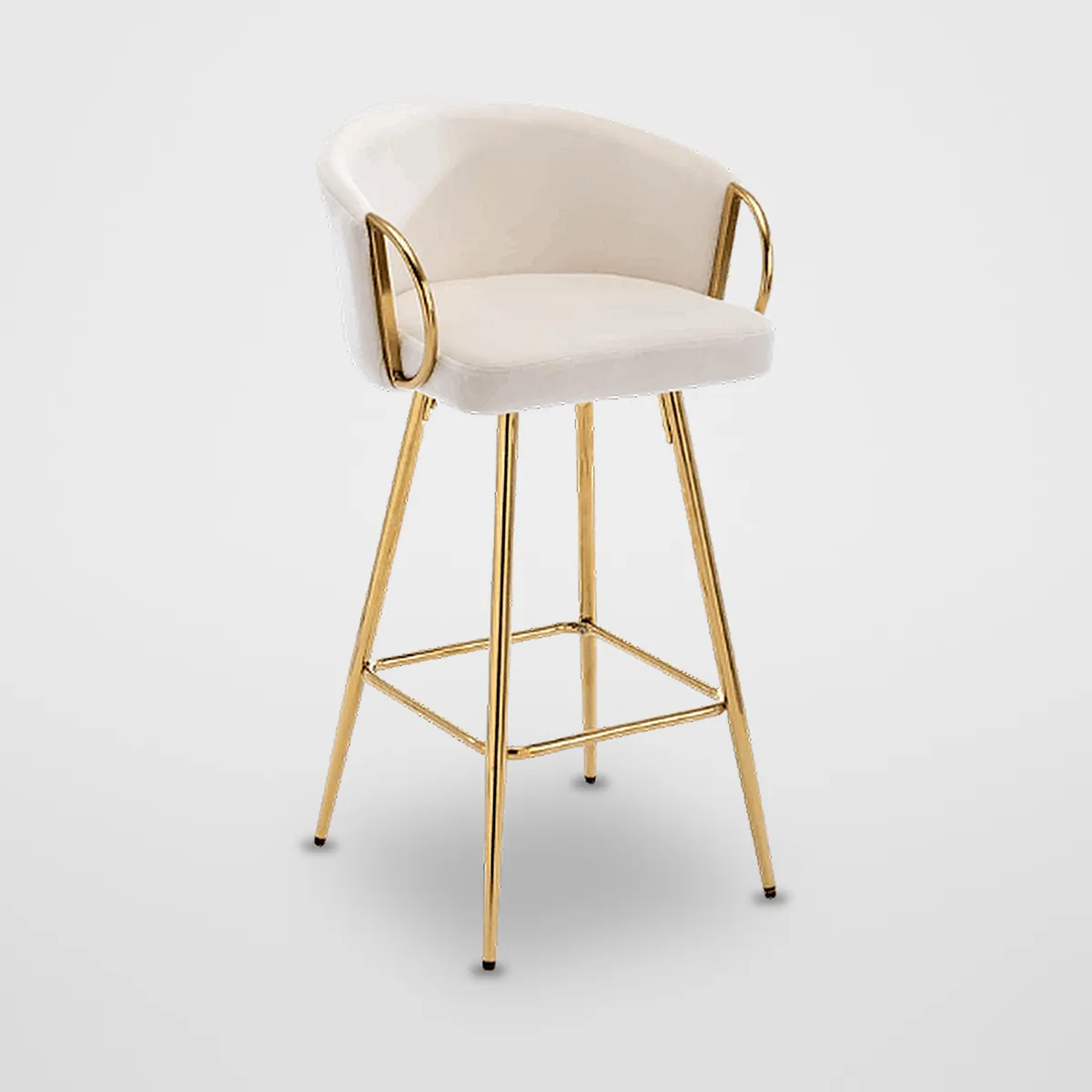Fixed Rope-Weave Bar Stool CZ-B-024