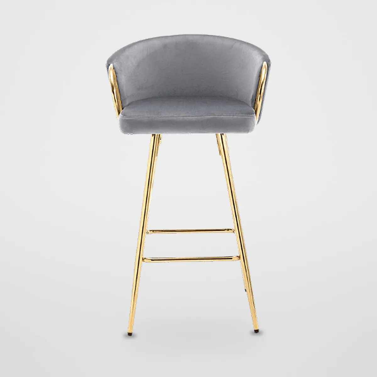 Fixed Rope-Weave Bar Stool CZ-B-024 – view 2