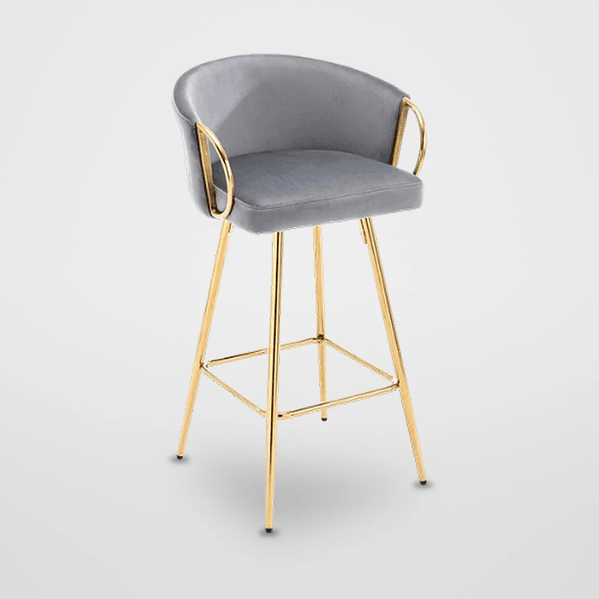 Fixed Rope-Weave Bar Stool CZ-B-024 – view 5