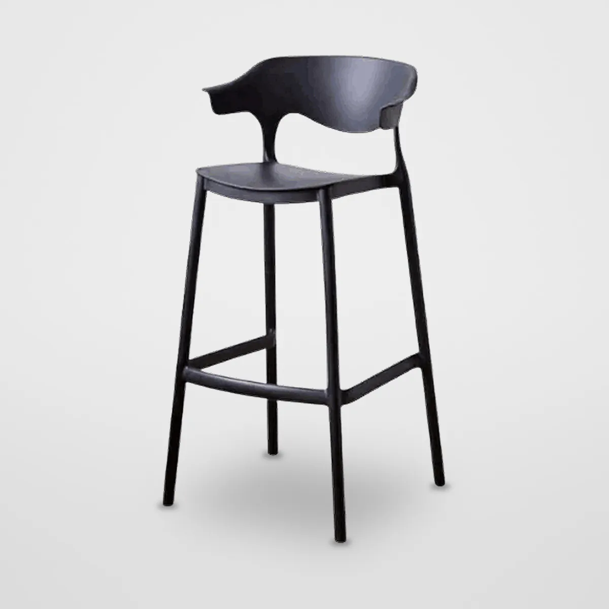 Fixed Moulded Bar Stool CZ-B-052 – view 2