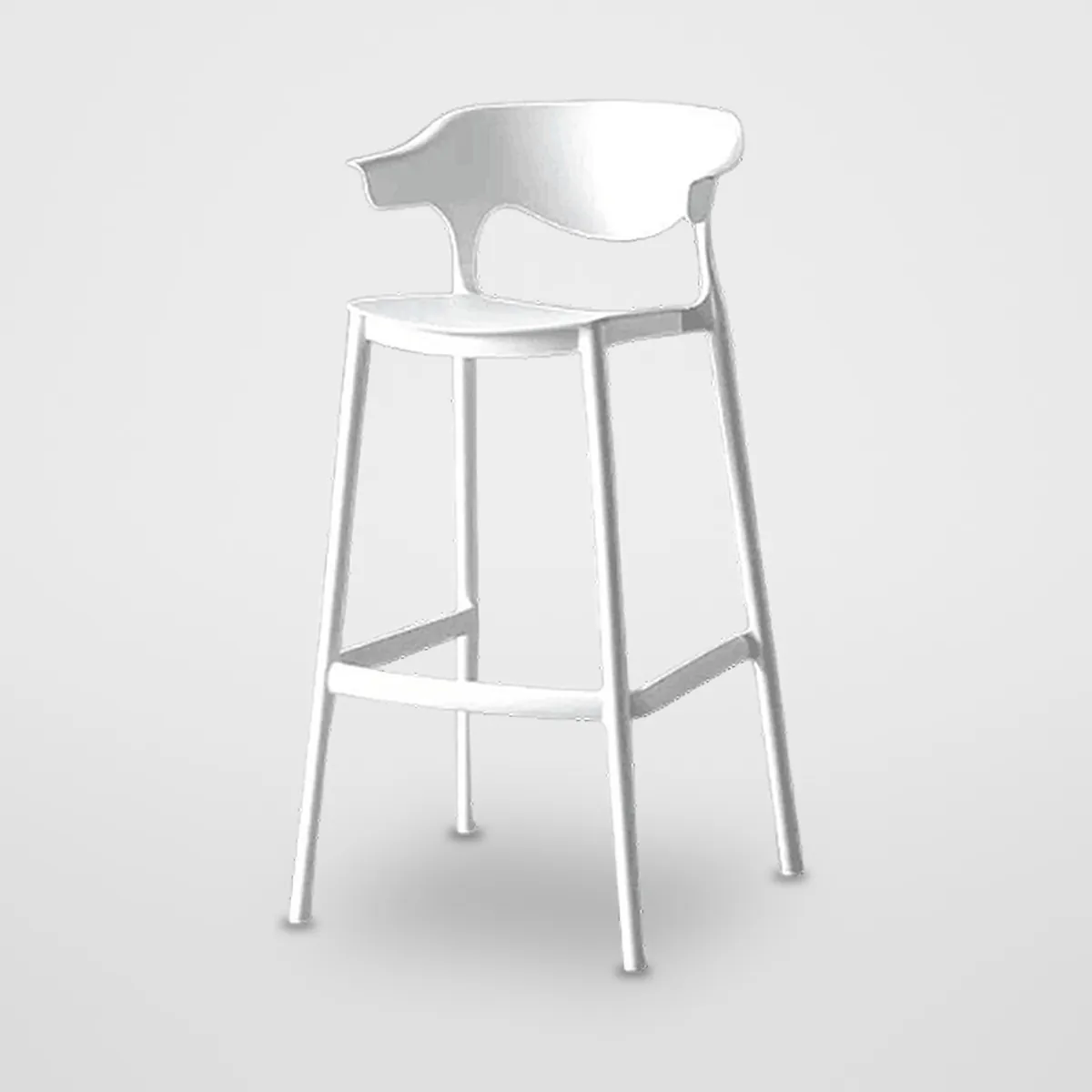 Fixed Moulded Bar Stool CZ-B-052 – view 3