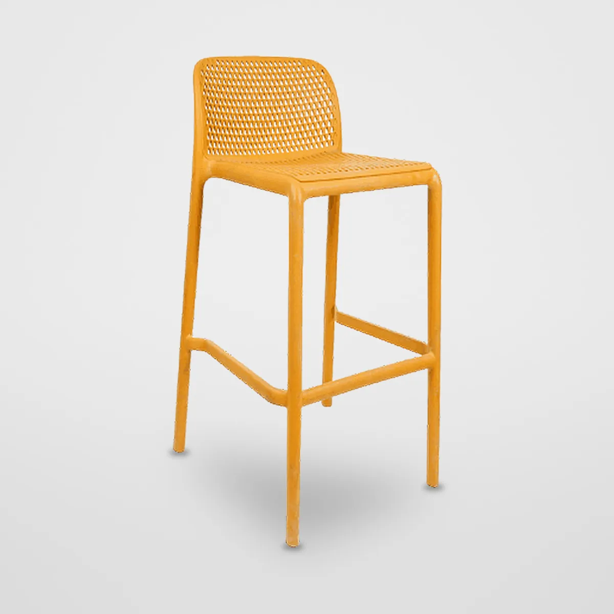 Fixed Moulded Bar Stool CZ-B-053
