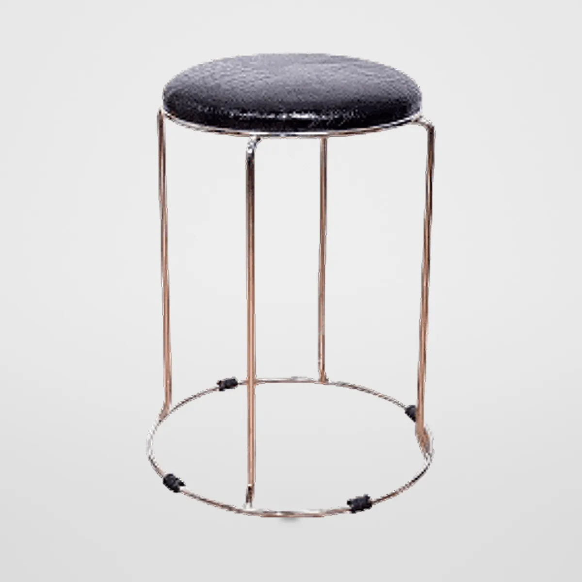 Fixed Leatherette Bar Stool CZ-B-056 – view 2