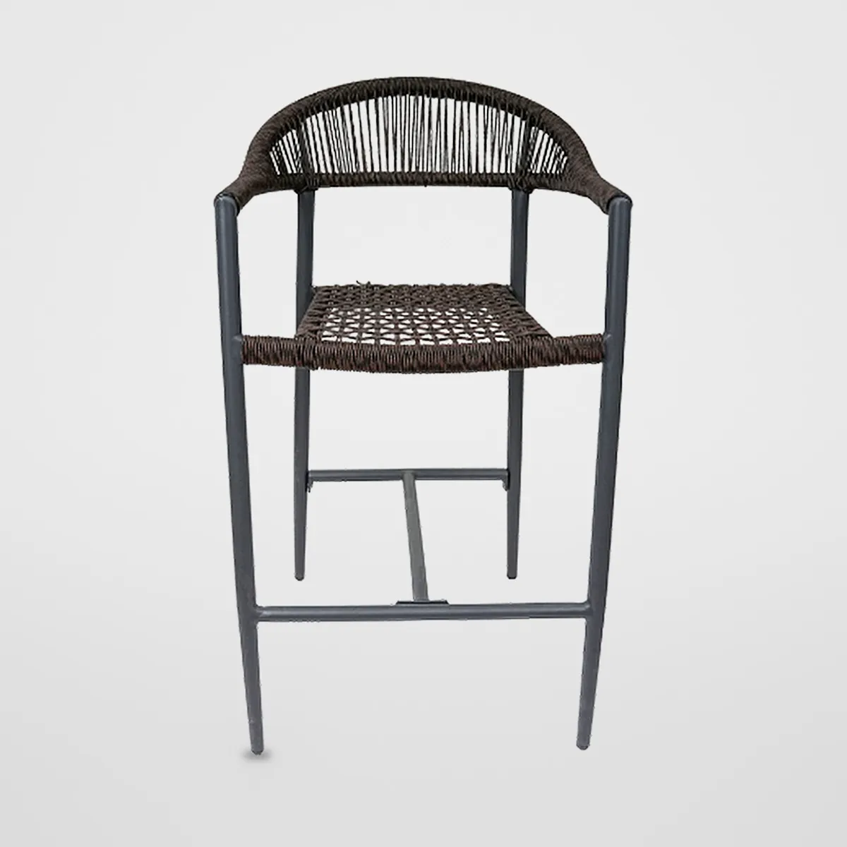 Fixed Rattan Bar Stool CZ-B-068 – view 3