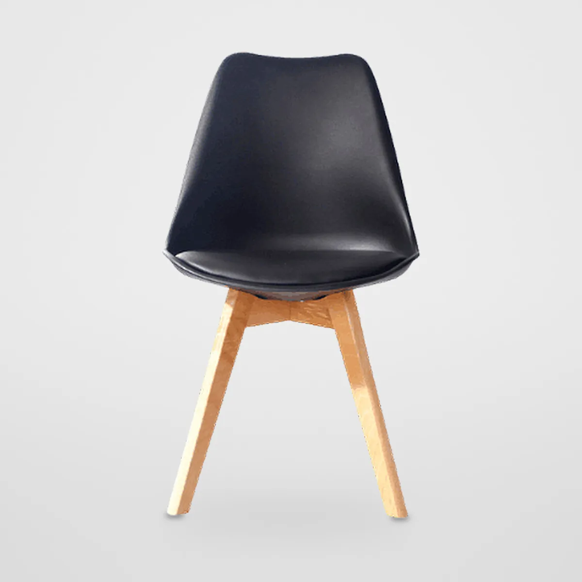 Beechwood Leatherette Cafe Chair CZ-C-004 – view 3