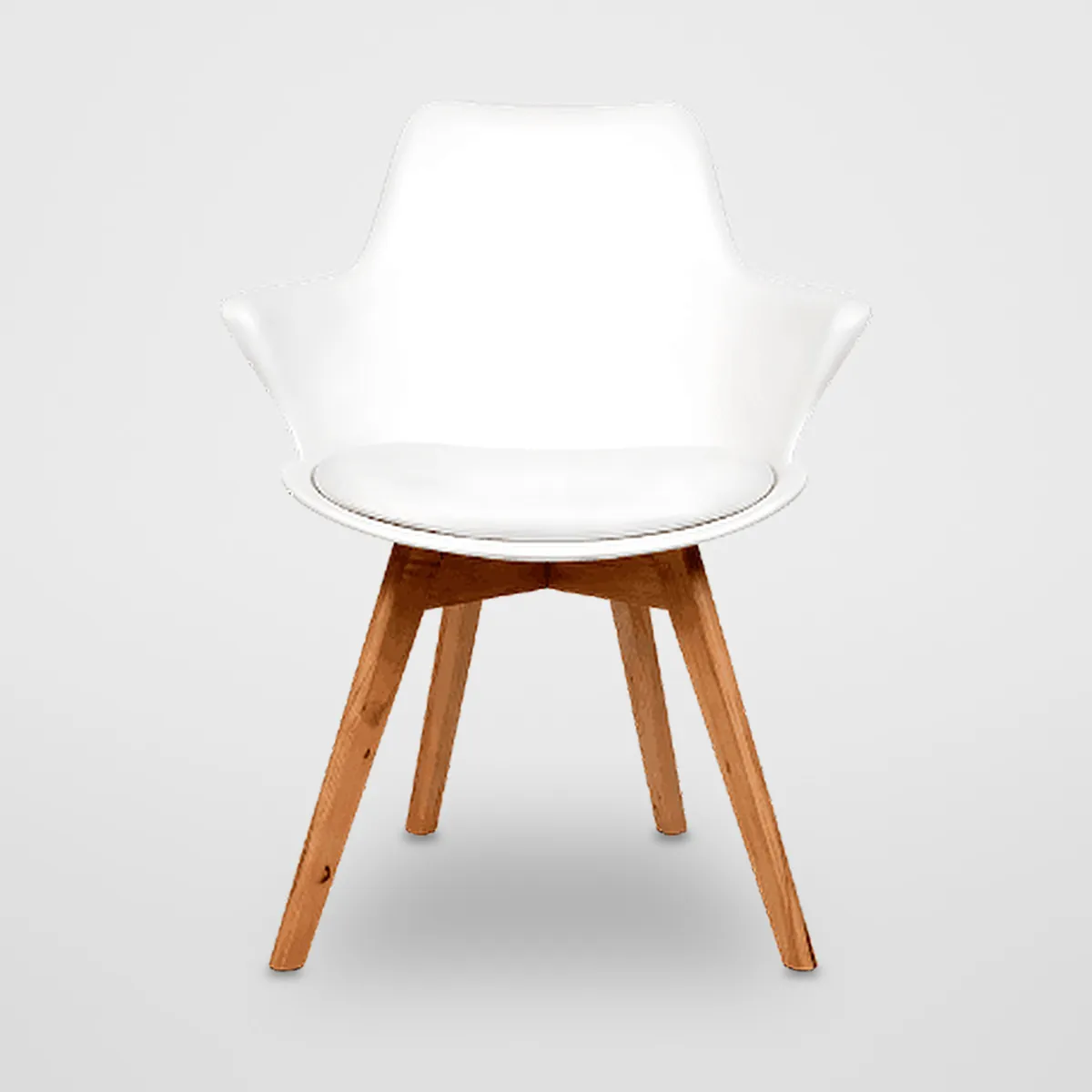 Beechwood Leatherette Cafe Chair CZ-C-010 – view 2