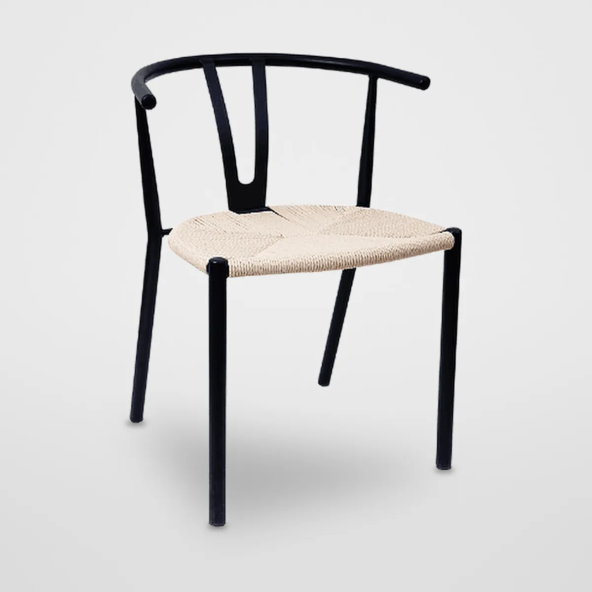 Beechwood Rope-Weave Dining Chair CZ-D-005 – view 3
