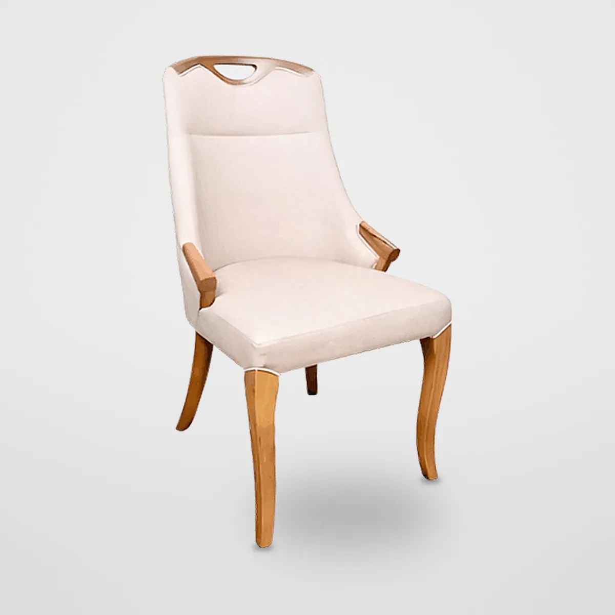 Solid Wood Leather Dining Chair CZ-D-039 – view 2