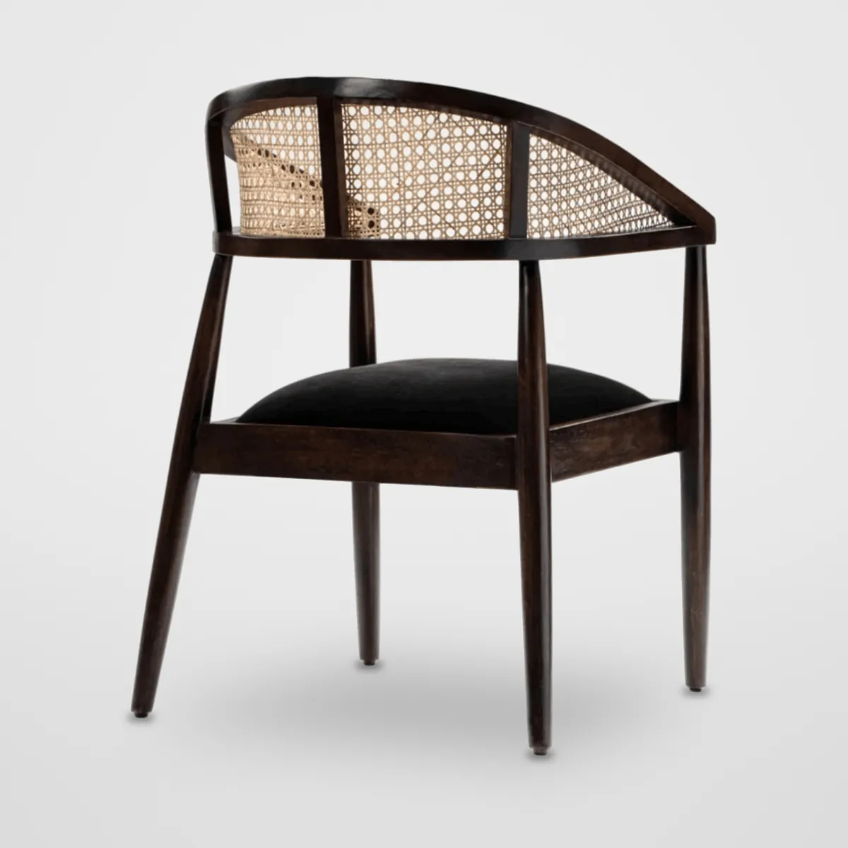 Cane Upholstered Dining Chair CZ-D-048 – view 2