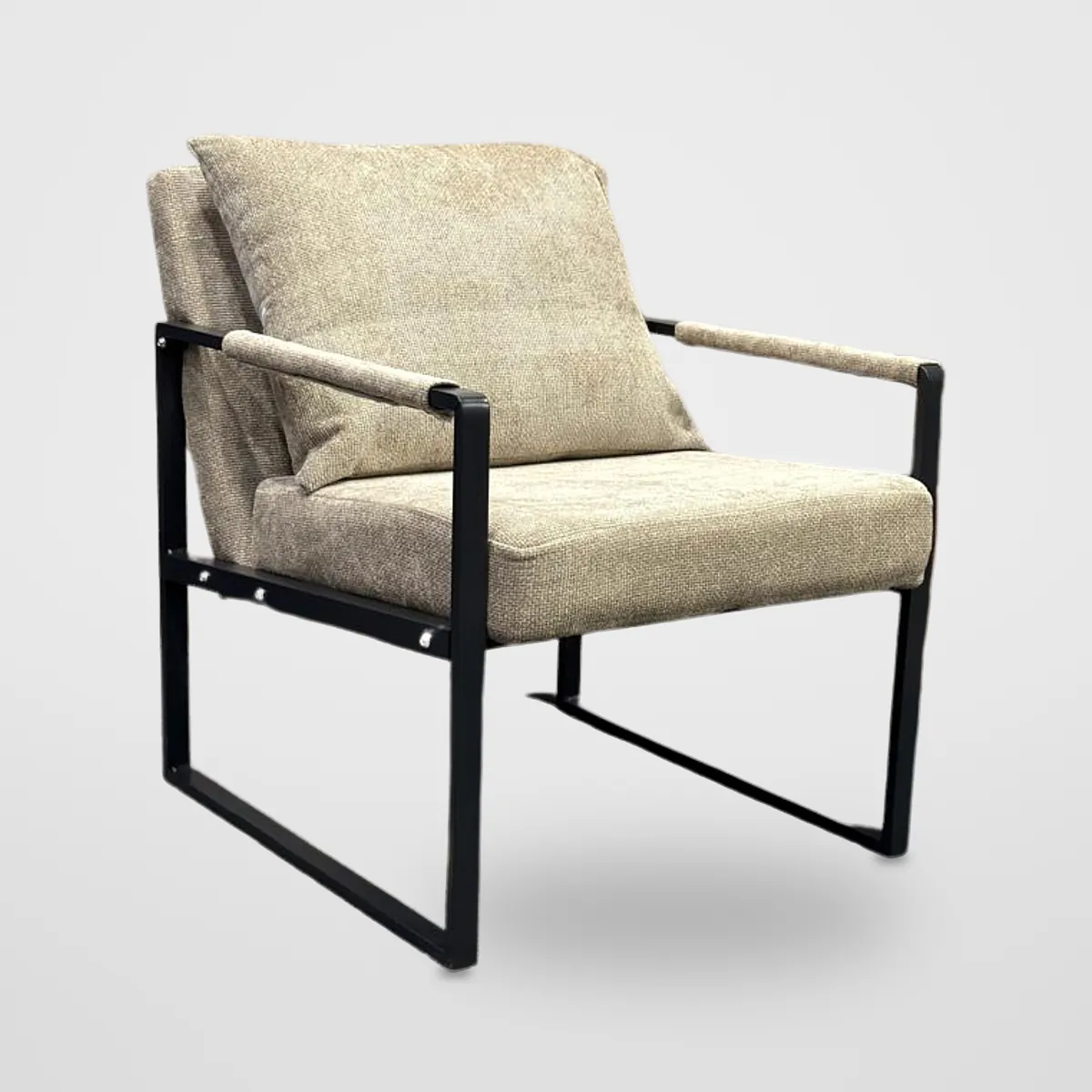 Upholstered Lounge Chair CZ-L-043 – view 2